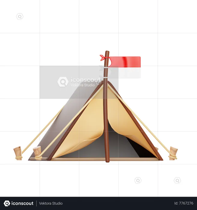 Scouts Camp  3D Icon
