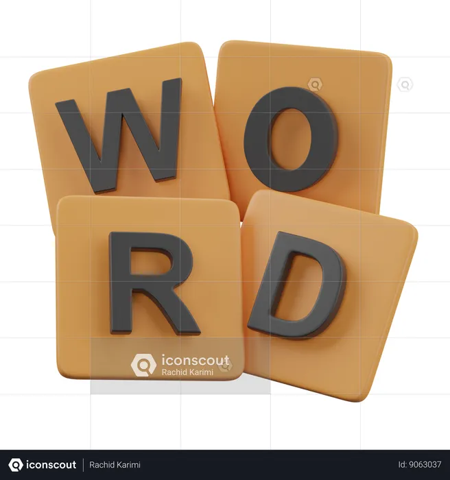 Scrabble  3D Icon