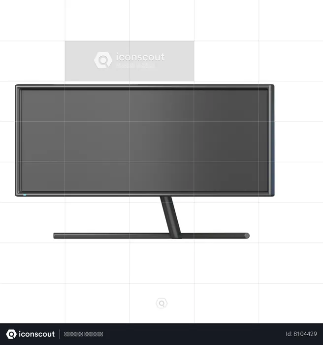 Screen  3D Icon