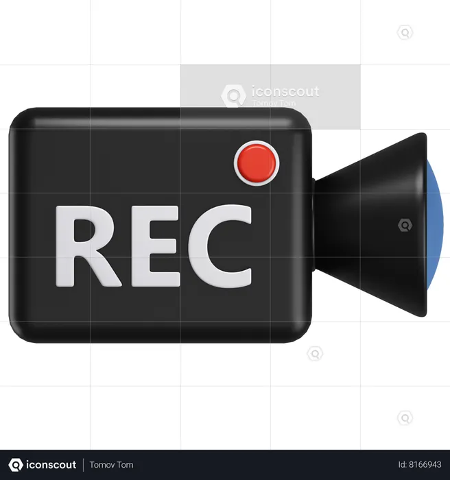Screen Recorder  3D Icon