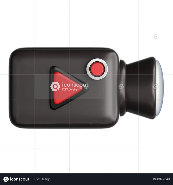 Screen Recorder  3D Icon