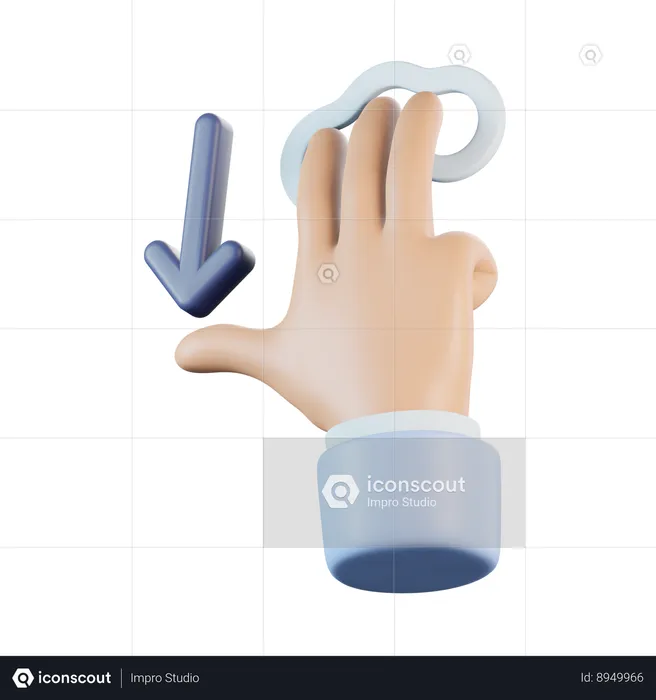 Screenshot Gesture  3D Icon