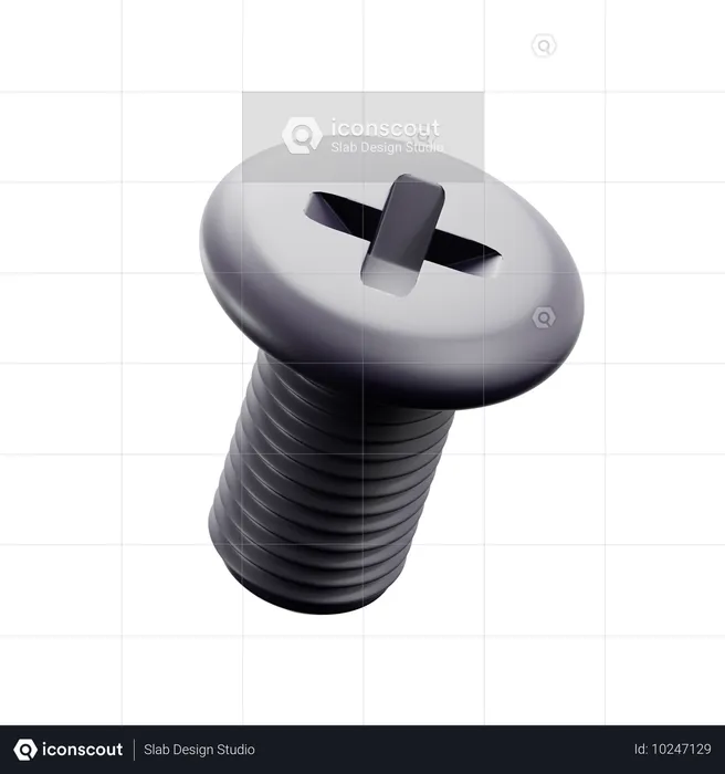 Screw  3D Icon