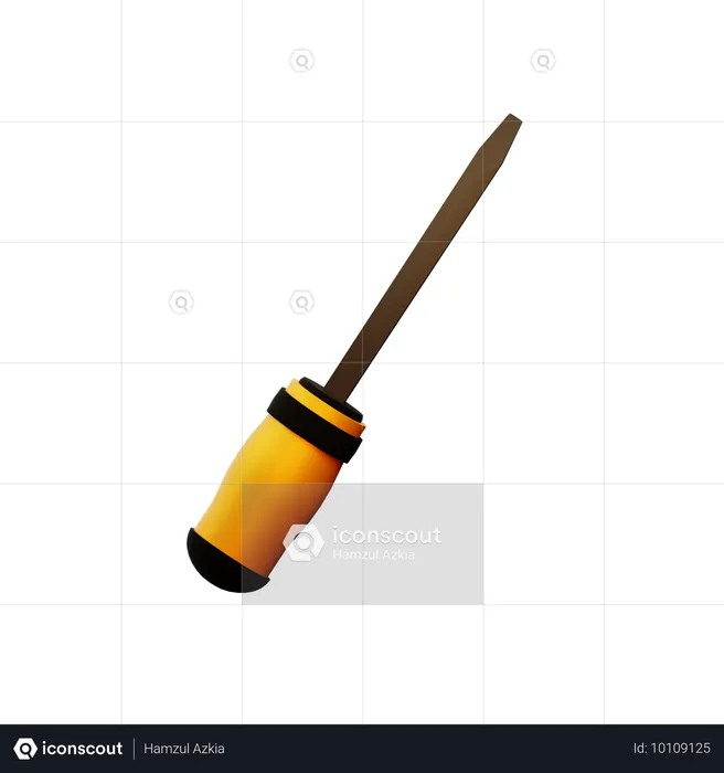 Screw Driver  3D Icon