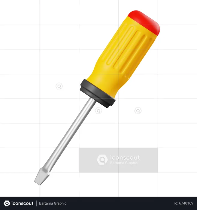 Screwdriver  3D Icon