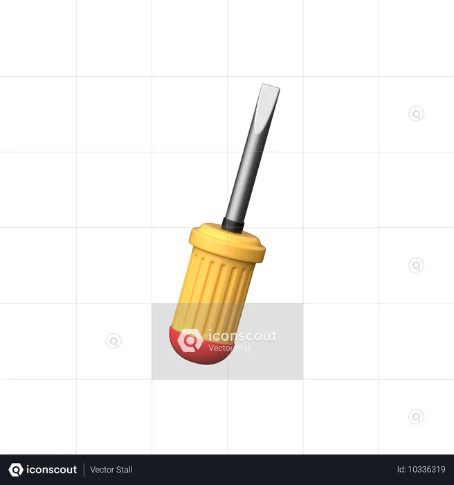 Screwdriver  3D Icon