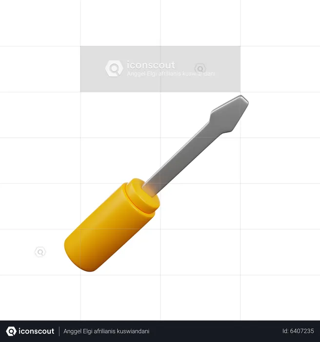 Screwdriver  3D Icon