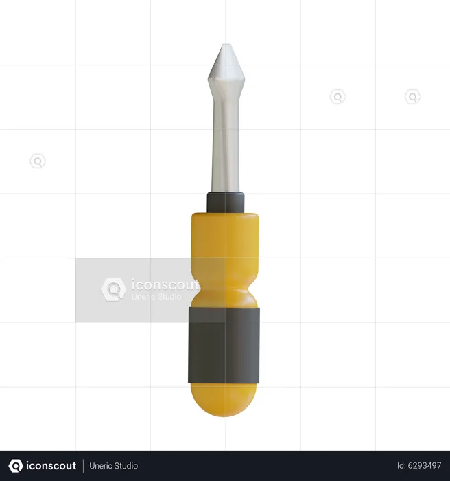 Screwdriver  3D Icon