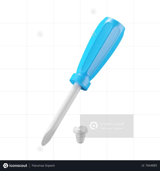 Screwdriver  3D Icon