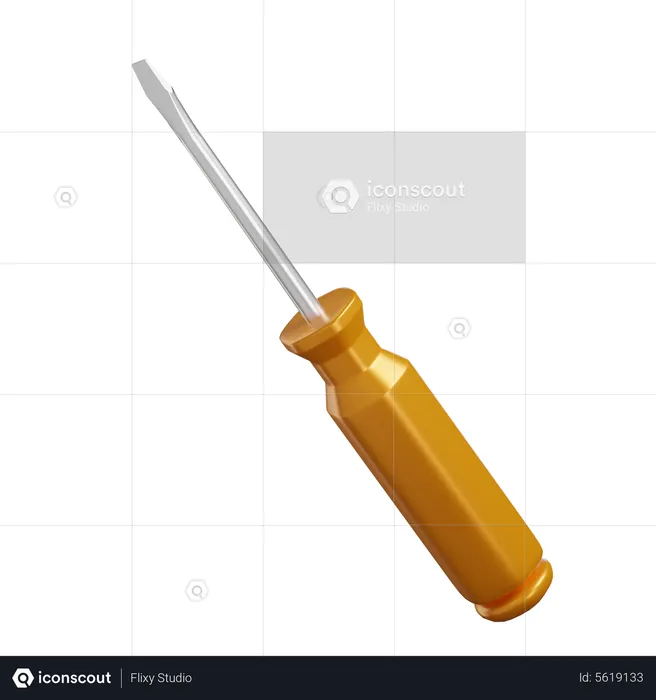 Screwdriver  3D Icon