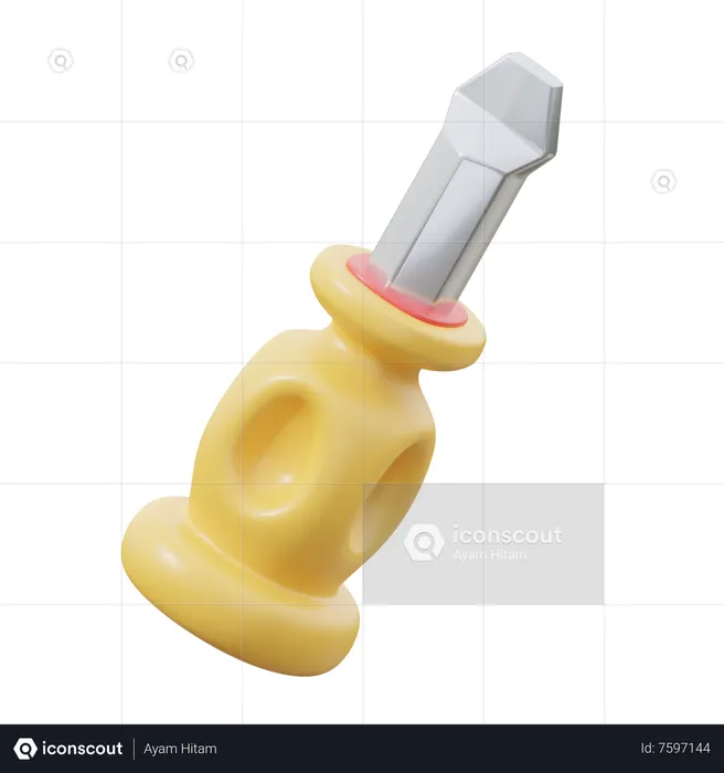 Screwdriver  3D Icon