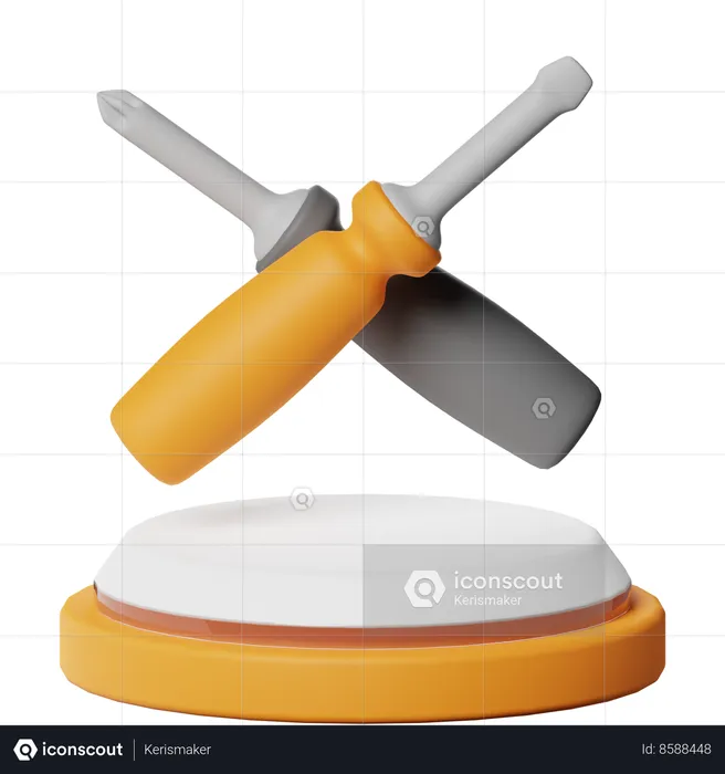 Screwdriver  3D Icon