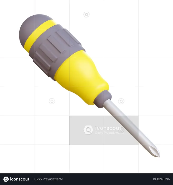 Screwdriver  3D Icon