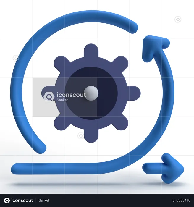 Scrum  3D Icon