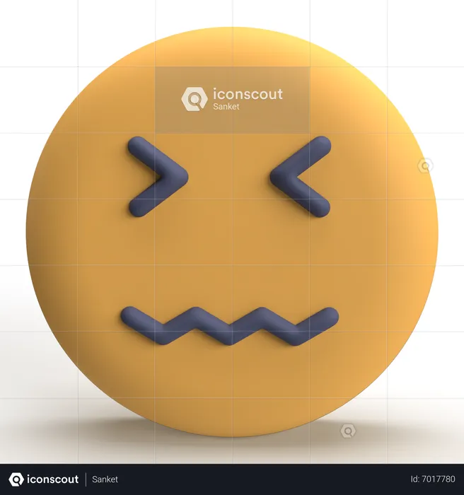 Scrunchie Emoji Logo 3D Icon