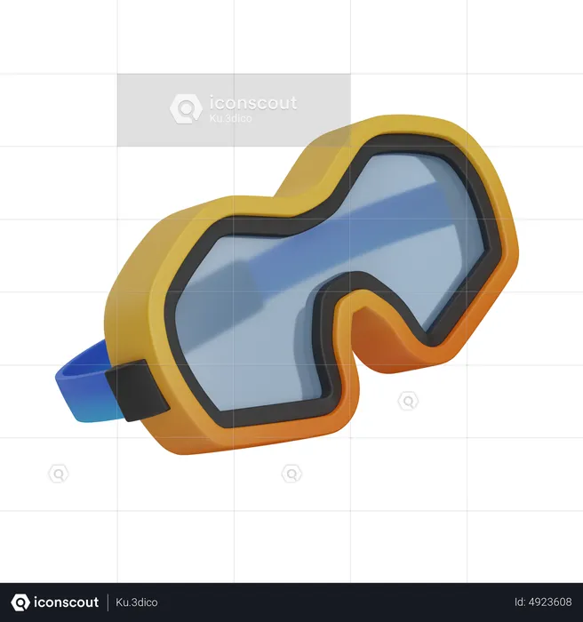 Scuba diving  3D Icon