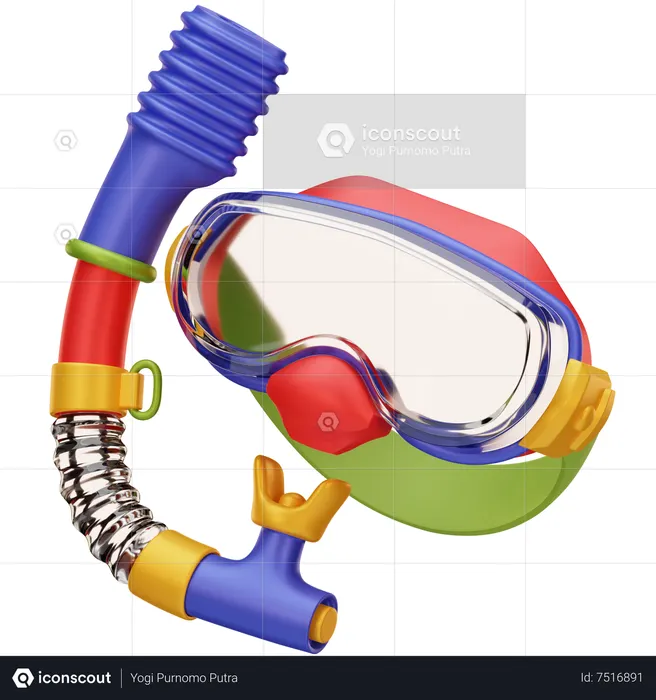 Scuba Diving Mask  3D Icon