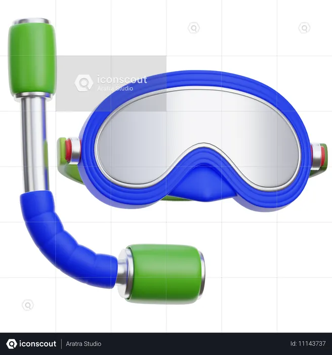 Scuba Diving Mask  3D Icon