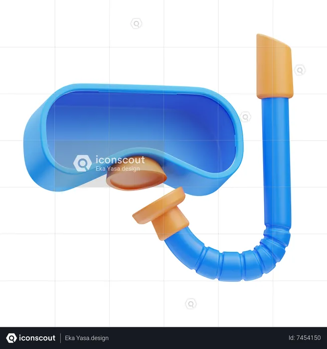 Scuba Mask  3D Icon