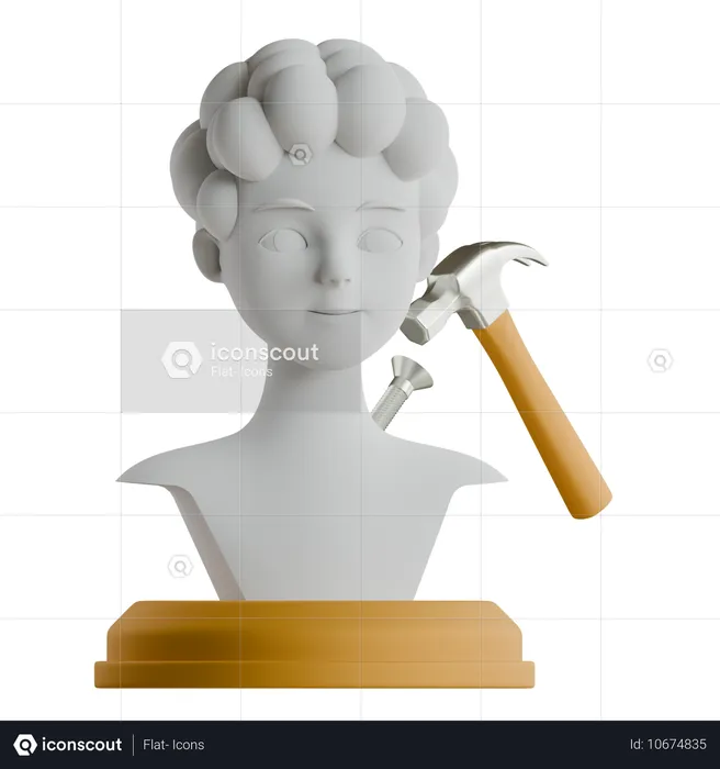 Sculpture  3D Icon