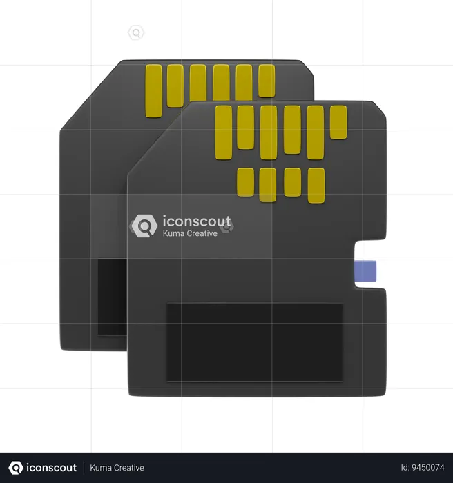 Sd Card  3D Icon