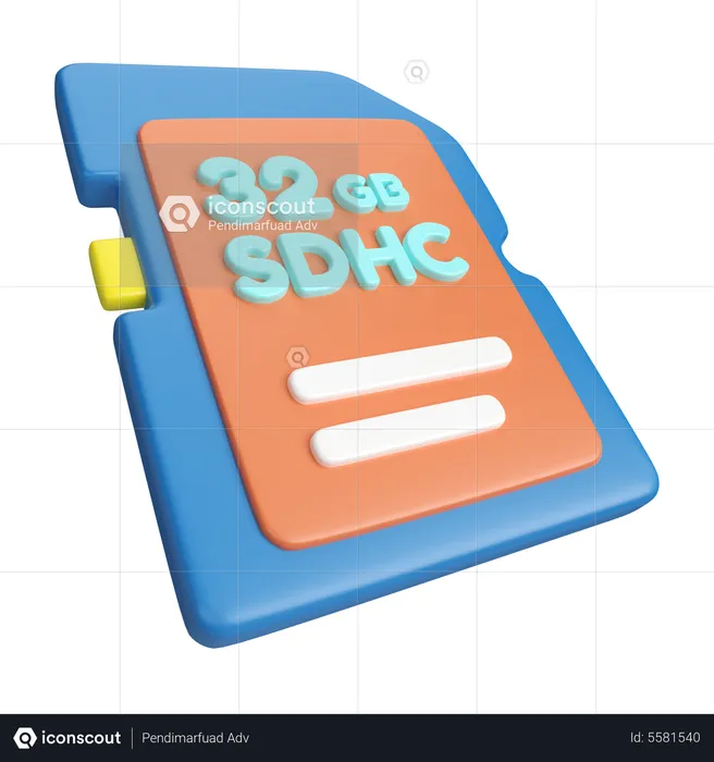 SDHC  3D Icon