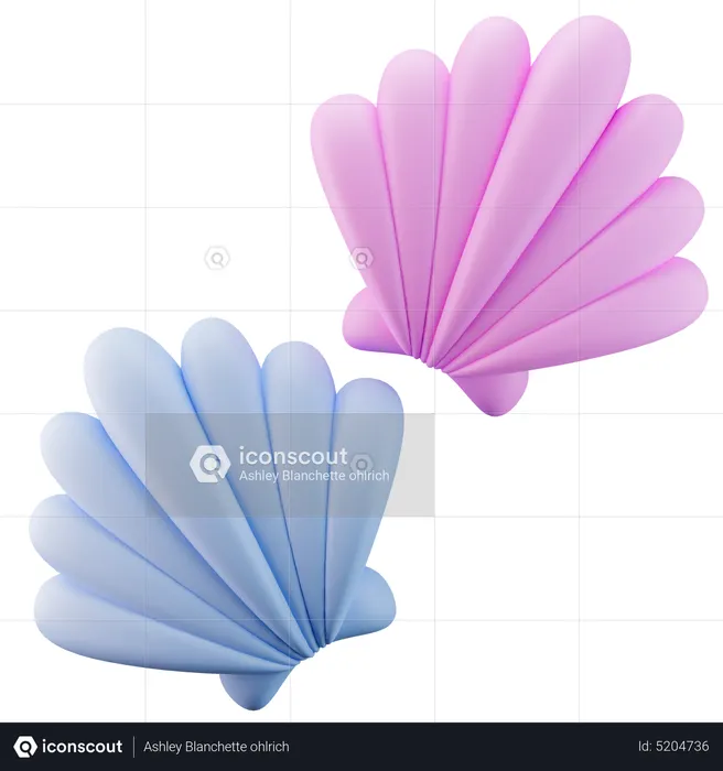 Sea Shell  3D Icon