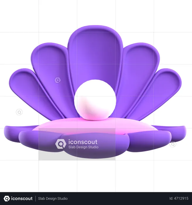 Sea Shell  3D Illustration