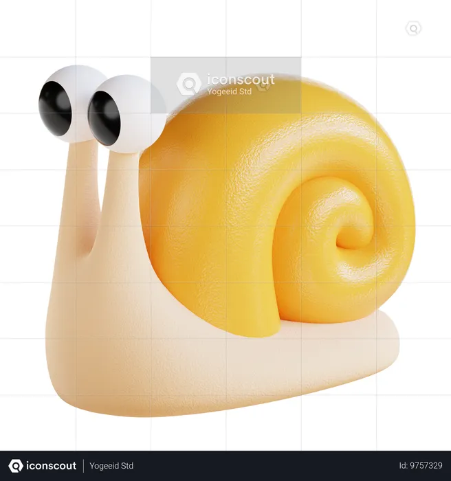 Sea Snail  3D Icon