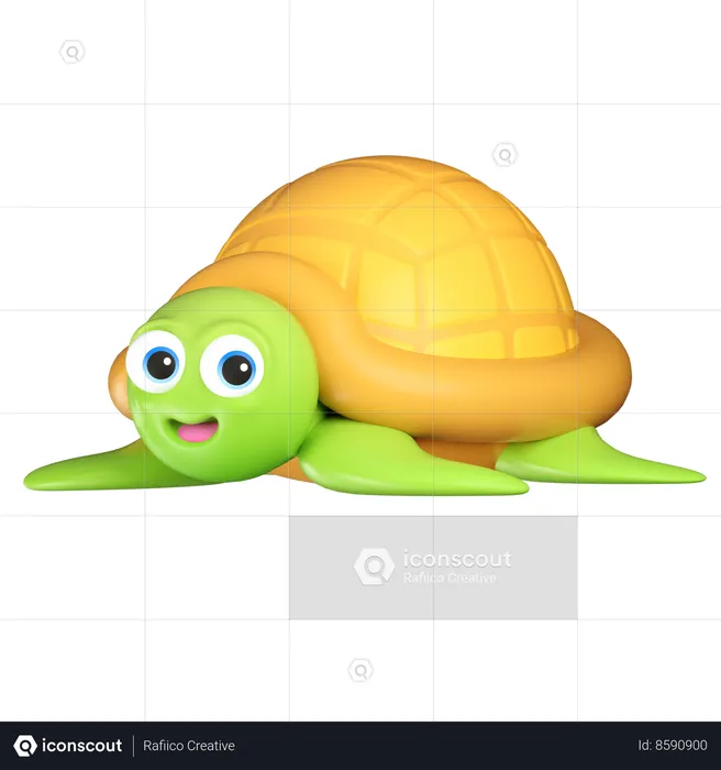 Sea turtle  3D Icon