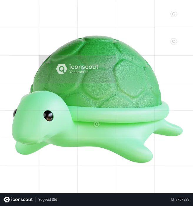 Sea Turtle  3D Icon