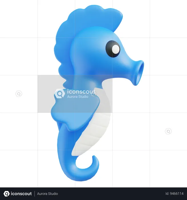 Seahorse  3D Icon