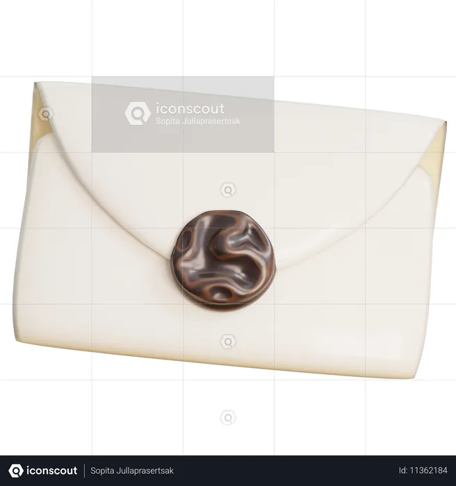 Sealed Envelope  3D Icon