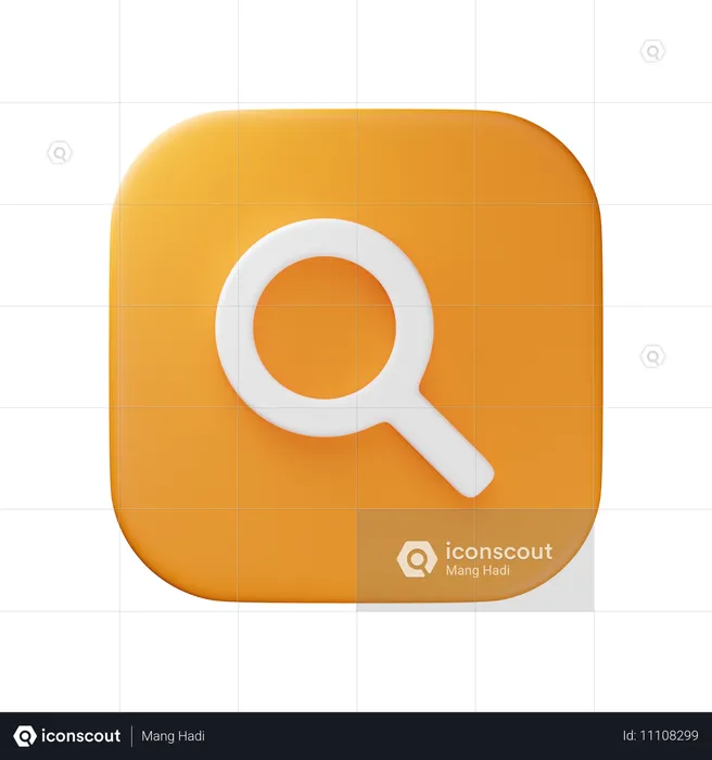 Search  3D Icon