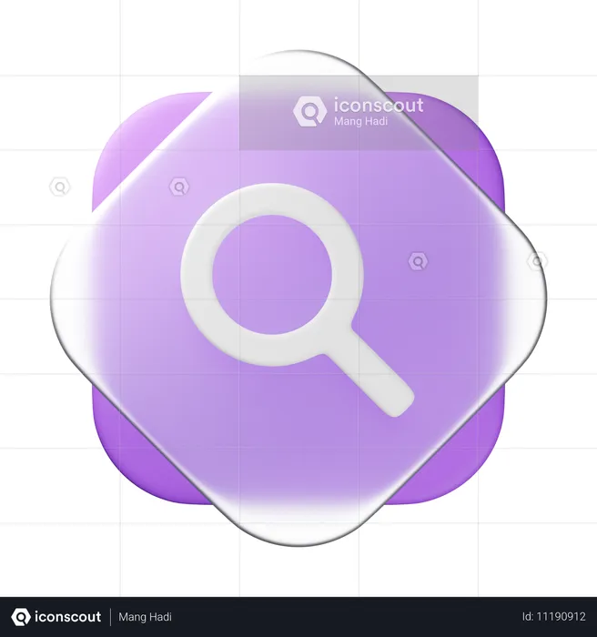 Search  3D Icon