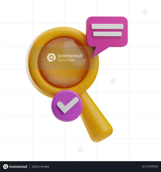 Search  3D Icon