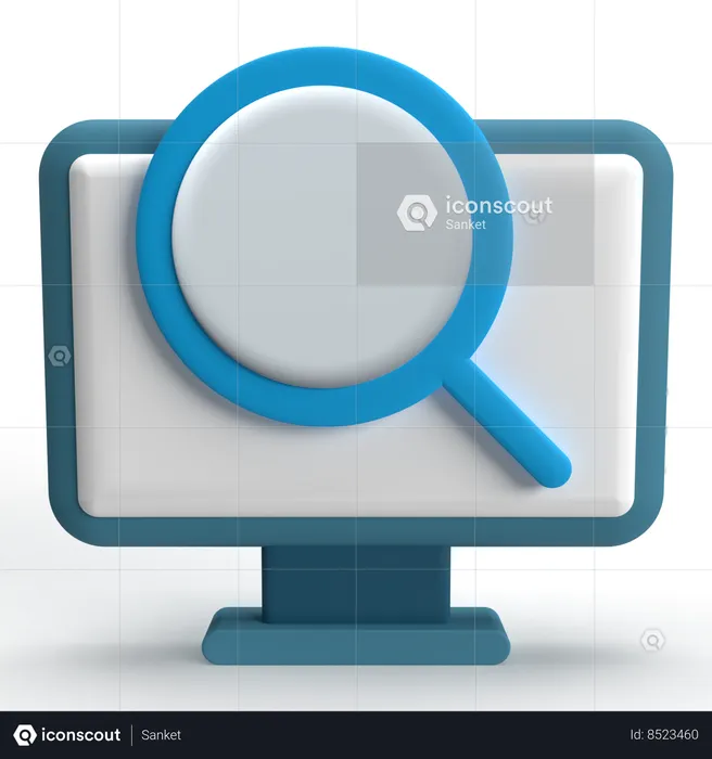 Search  3D Icon