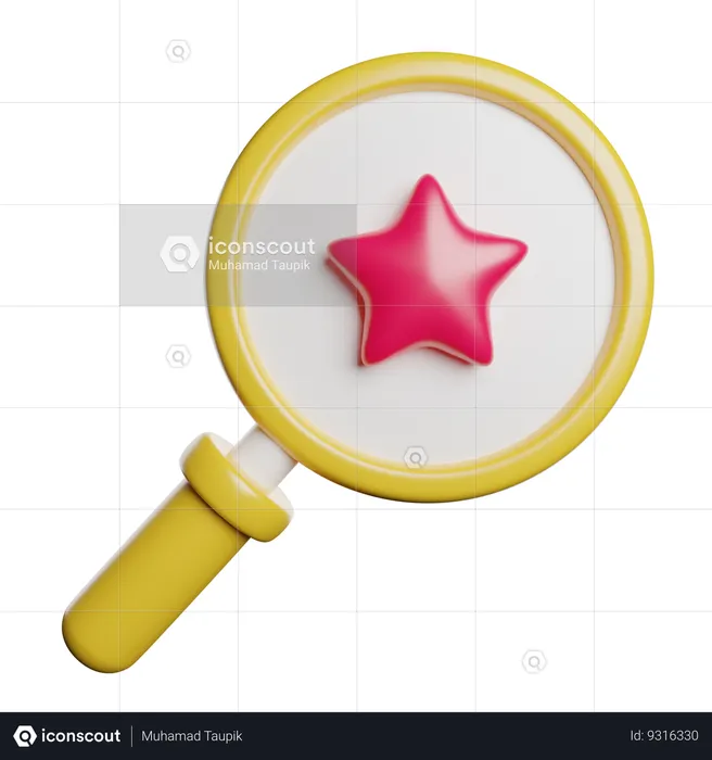 Search  3D Icon