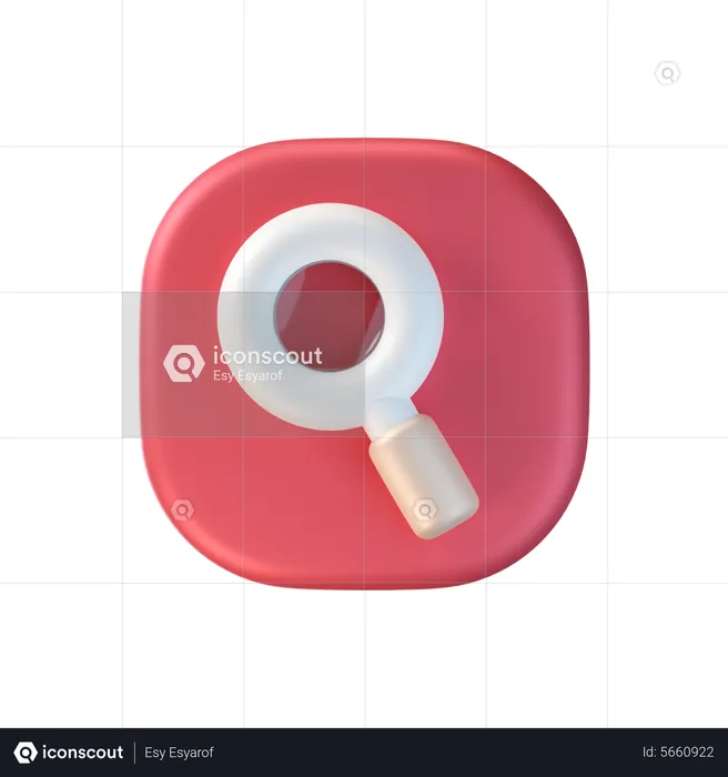 Search  3D Icon