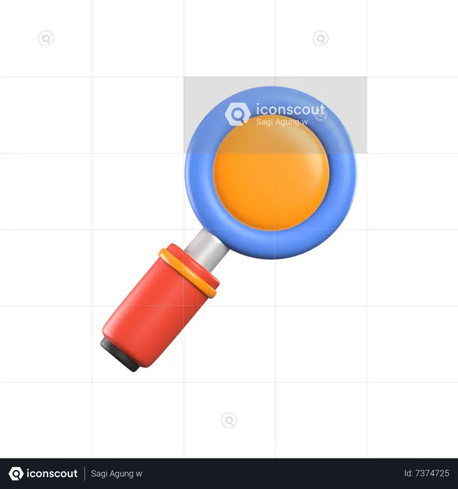 Search  3D Icon