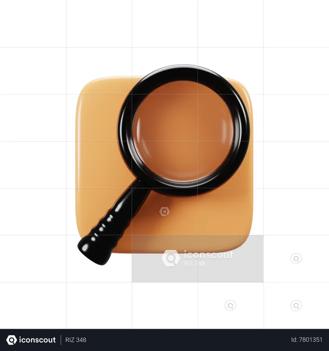 Search  3D Icon