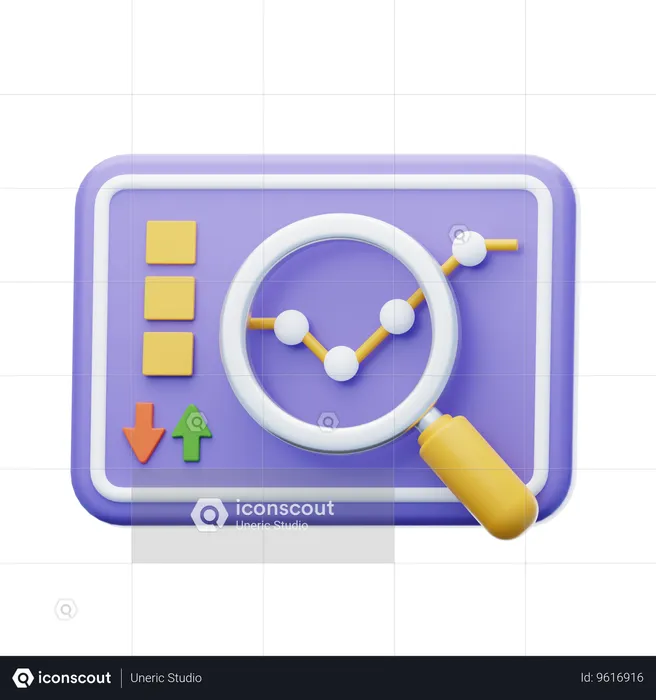 Search Analysis  3D Icon