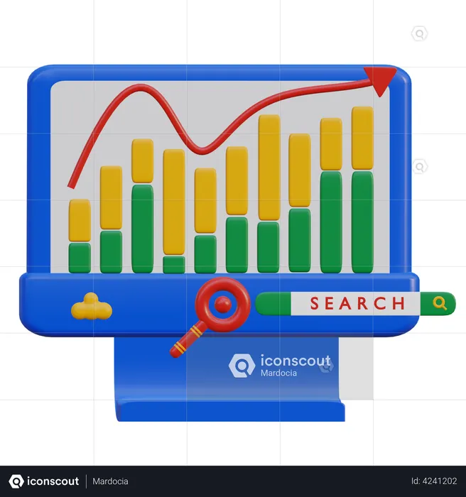 Search Analysis Report  3D Illustration