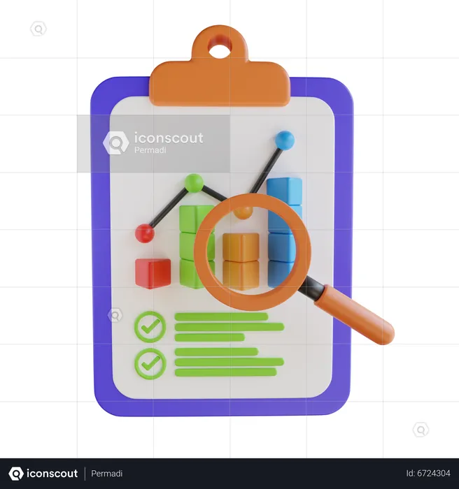 Search Analysis Report  3D Icon