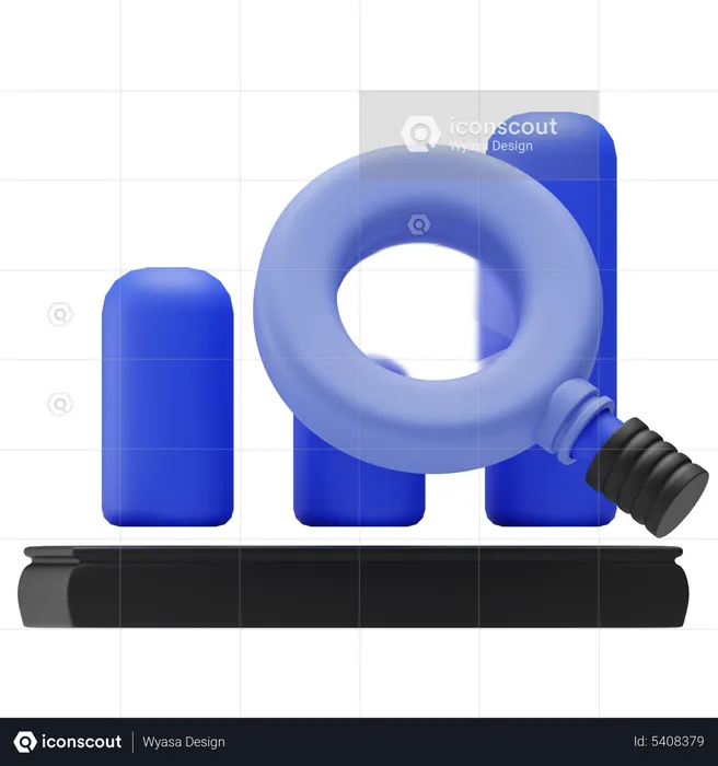 Search Analytics  3D Icon