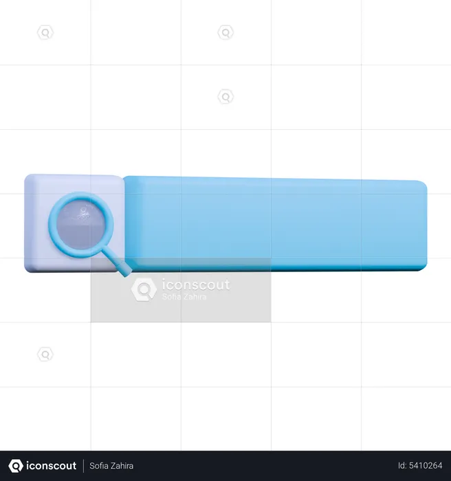 Search Bar  3D Icon