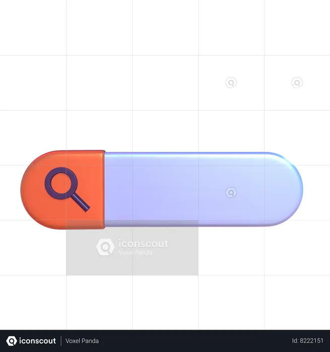 Search Bar  3D Icon