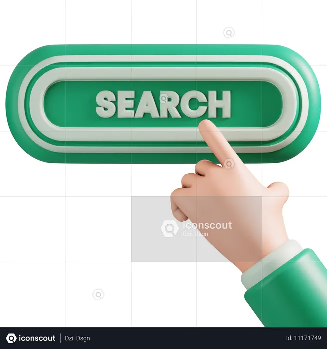 Search button  3D Icon