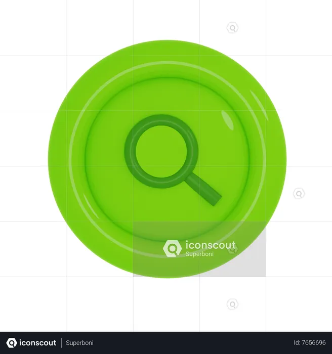 search button icon green