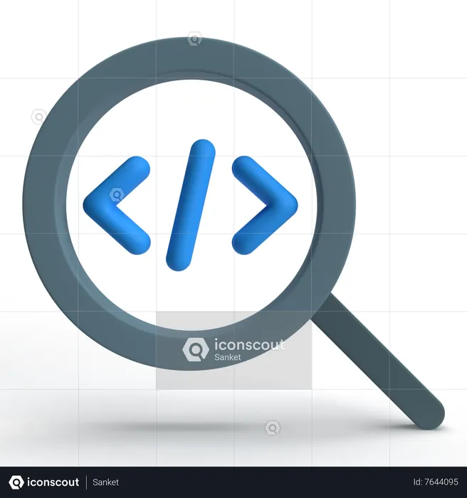 Search Code  3D Icon